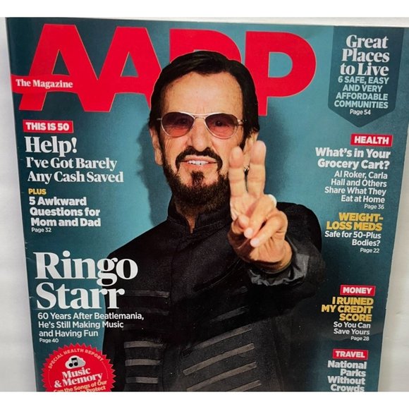 AARP Magazine December 2023 January 2024 Best Places Ringo Starr Patrick Stewart - Picture 6 of 9